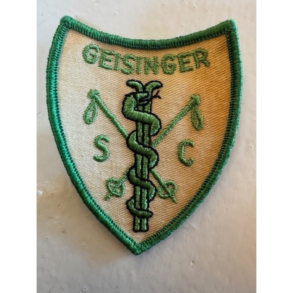 Vintage Geisinger Hospital Pennsylvania PA Medical Nurse Shield Patch